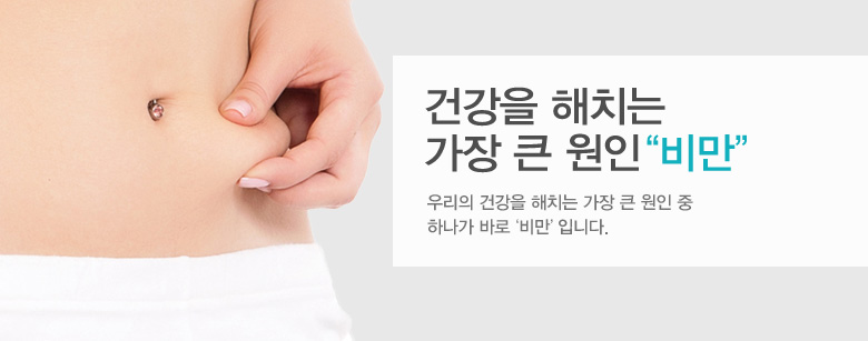 건강을 해치는 가장 큰 원인 &ldquo;비만&rdquo;
